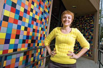 Cory Dickason is the newest Youth Services Director at the Children's Library in Gallup. She hails from Tucson, Ariz. &copy; 2011 Gallup Independent / Brian Leddy 